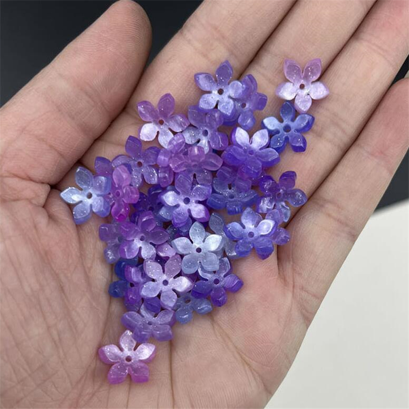 Flower Preservation Resin - 20 Piece New 13MM Flower Beads