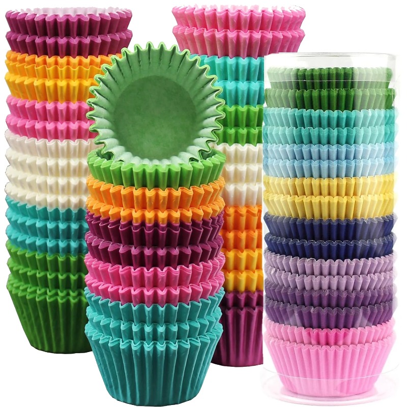 Mixing Cup Silicone - 100pcs Mix Baking Cups Cupcake Liners