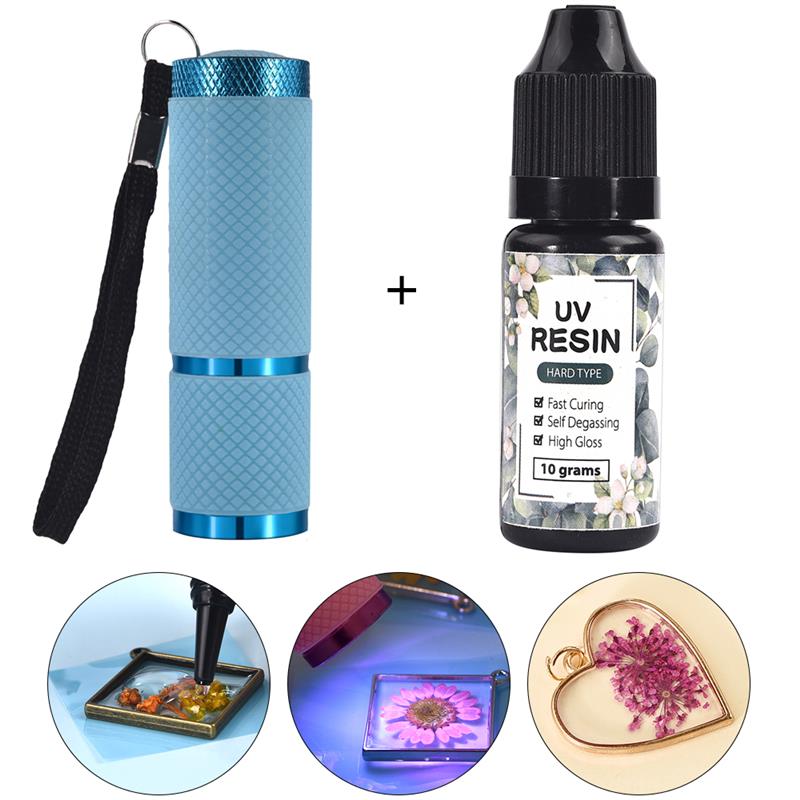 10g 25g Hard UV Resin DIY Fast - Epoxy Uv Resin Kit recensione e prezzo
