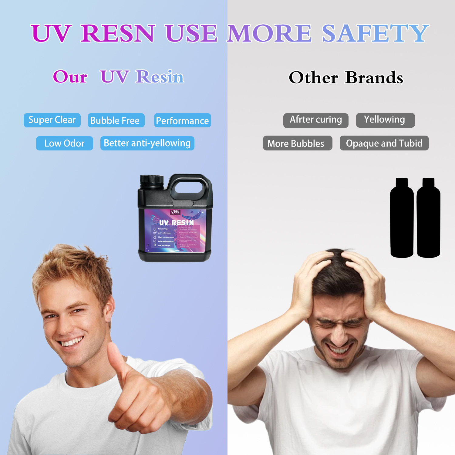 Bulk UV Resin Crystal Clear La - Epoxy Uv Resin Kit recensione e prezzo