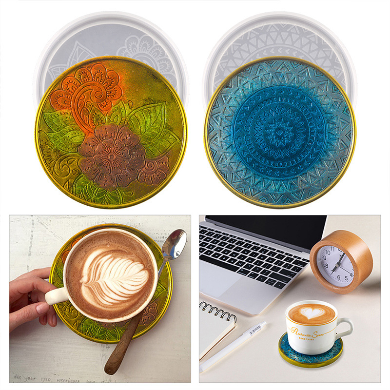 Flower Coaster Silicone Mold E - Coaster Mold Round recensione e prezzo