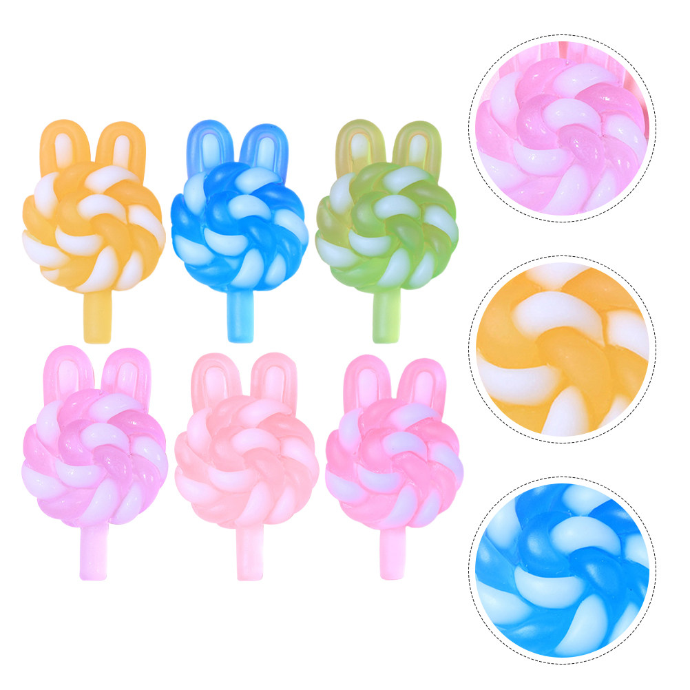 24Pcs Cute Cartoon Lollipop Ch - Resin Crafts Diy recensione e prezzo