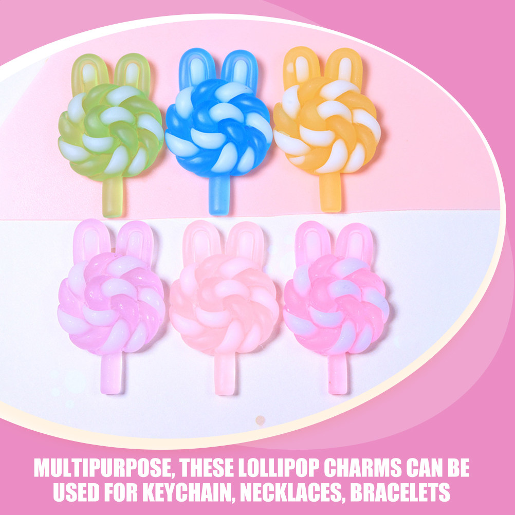 24Pcs Cute Cartoon Lollipop Ch - Resin Crafts Diy recensione e prezzo