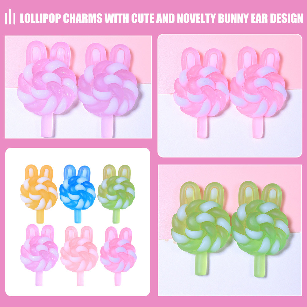 24Pcs Cute Cartoon Lollipop Ch - Resin Crafts Diy recensione e prezzo