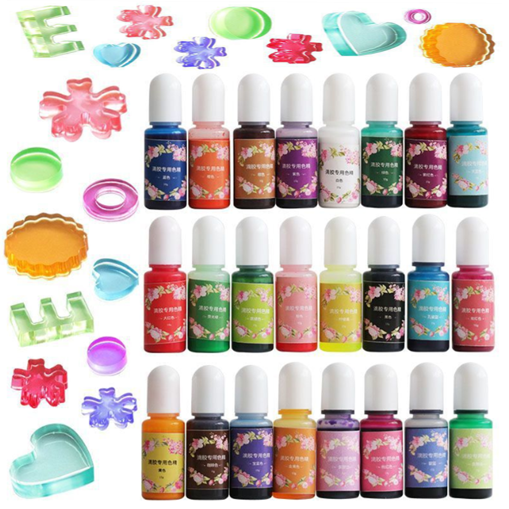 26 Colors 10ml Epoxy Resin Pig - Epoxy Uv Resin Kit recensione e prezzo