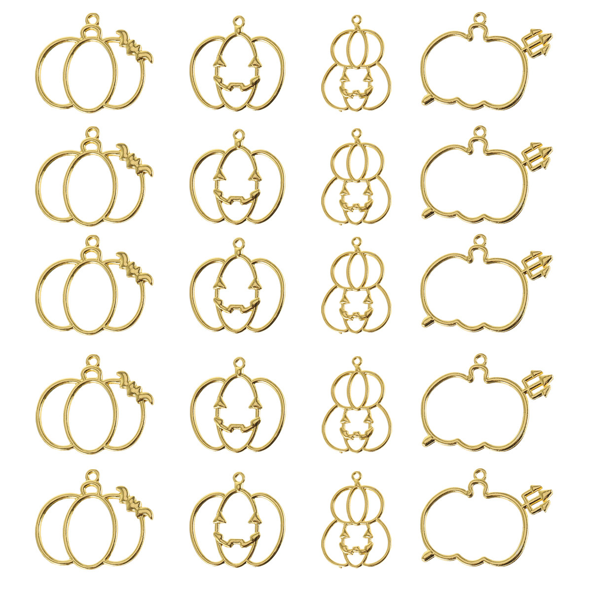 20Pcs DIY Pumpkin Resin Pendan - Resin Crafts Diy recensione e prezzo
