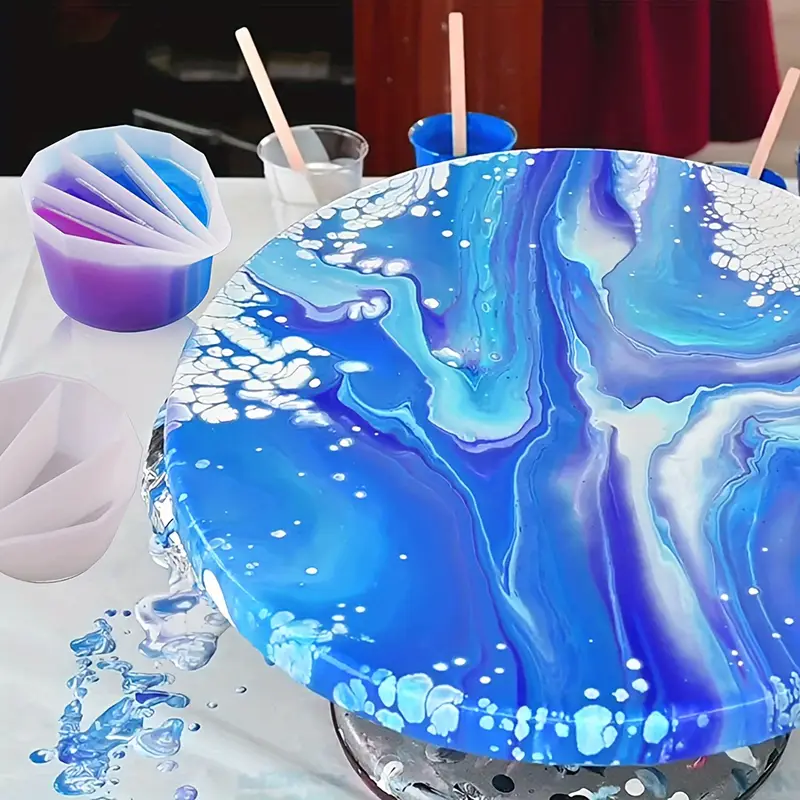 Split Cup For Paint Pouring,Re - Mixing Cup Silicone recensione e prezzo