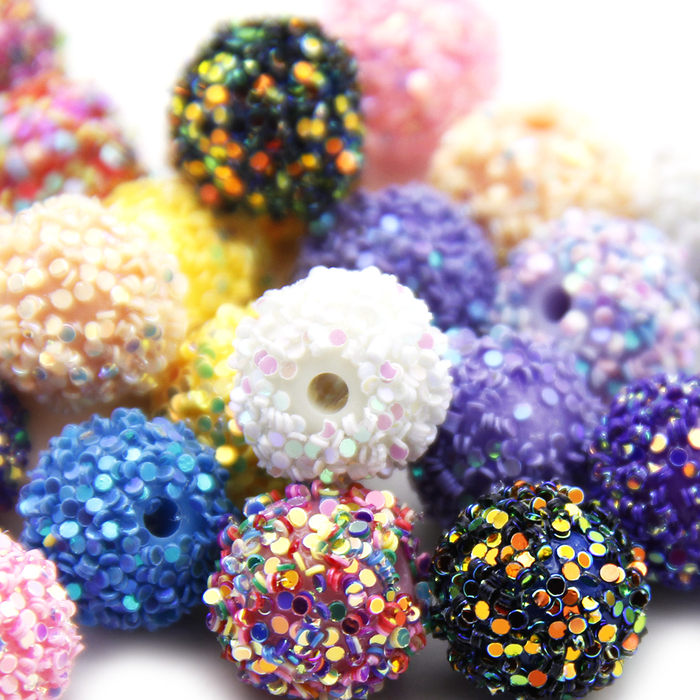 5pcs/pack Glitter Resin Beads, - Resin Glitter Pack recensione e prezzo
