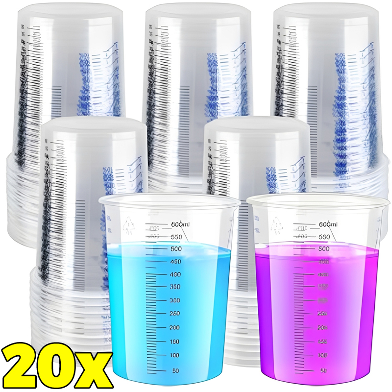 Transparent Plastic Measuring  - Mixing Cup Silicone recensione e prezzo