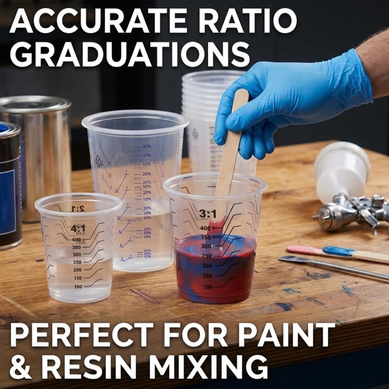 Transparent Plastic Measuring  - Mixing Cup Silicone recensione e prezzo