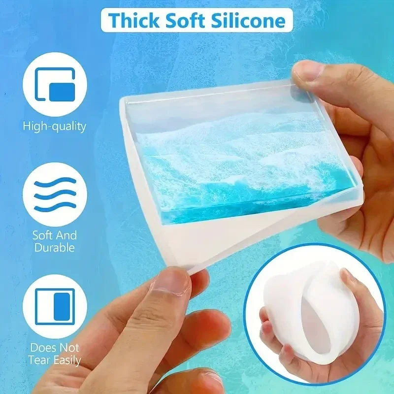 5Pcs/Set DlY Epoxy Resin Cup C - Coaster Mold Round recensione e prezzo