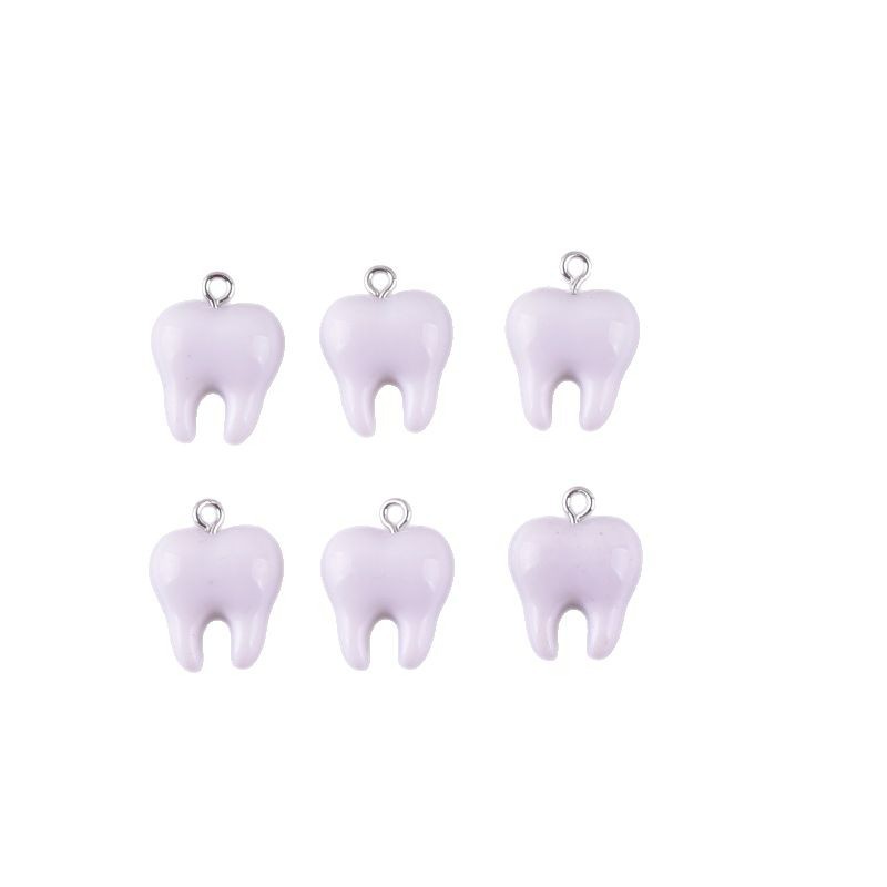 10pcs Cute White Teeth Resin P - Resin Craft Projects recensione e prezzo