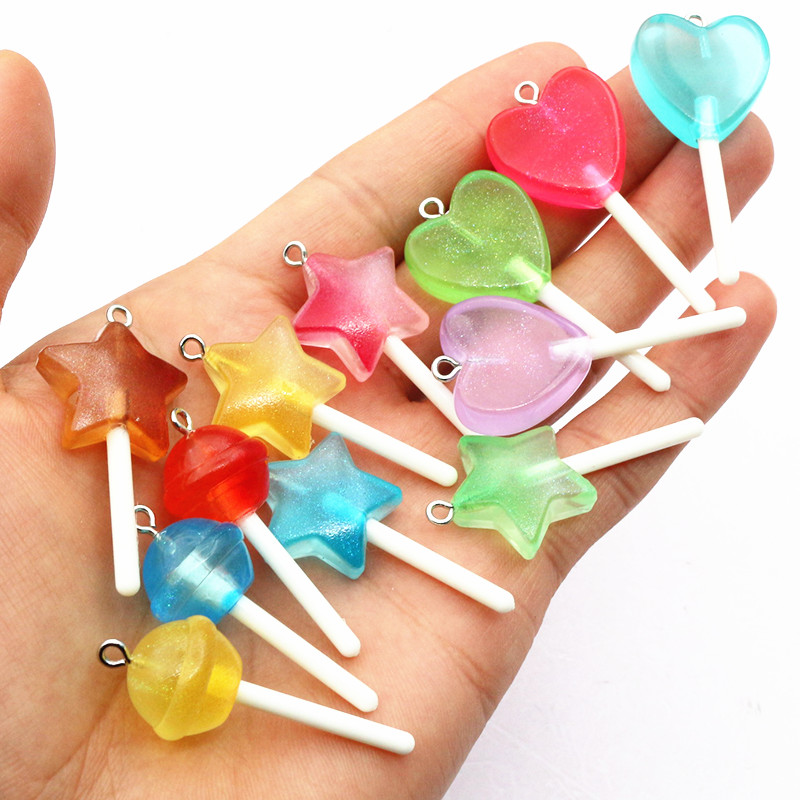 10pcs Mixed Colors Resin Cute  - Resin Craft Projects recensione e prezzo