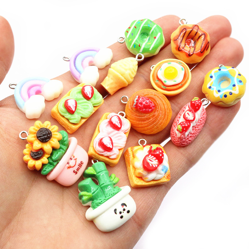 10pcs Mixed Colors Resin Cute  - Resin Craft Projects recensione e prezzo