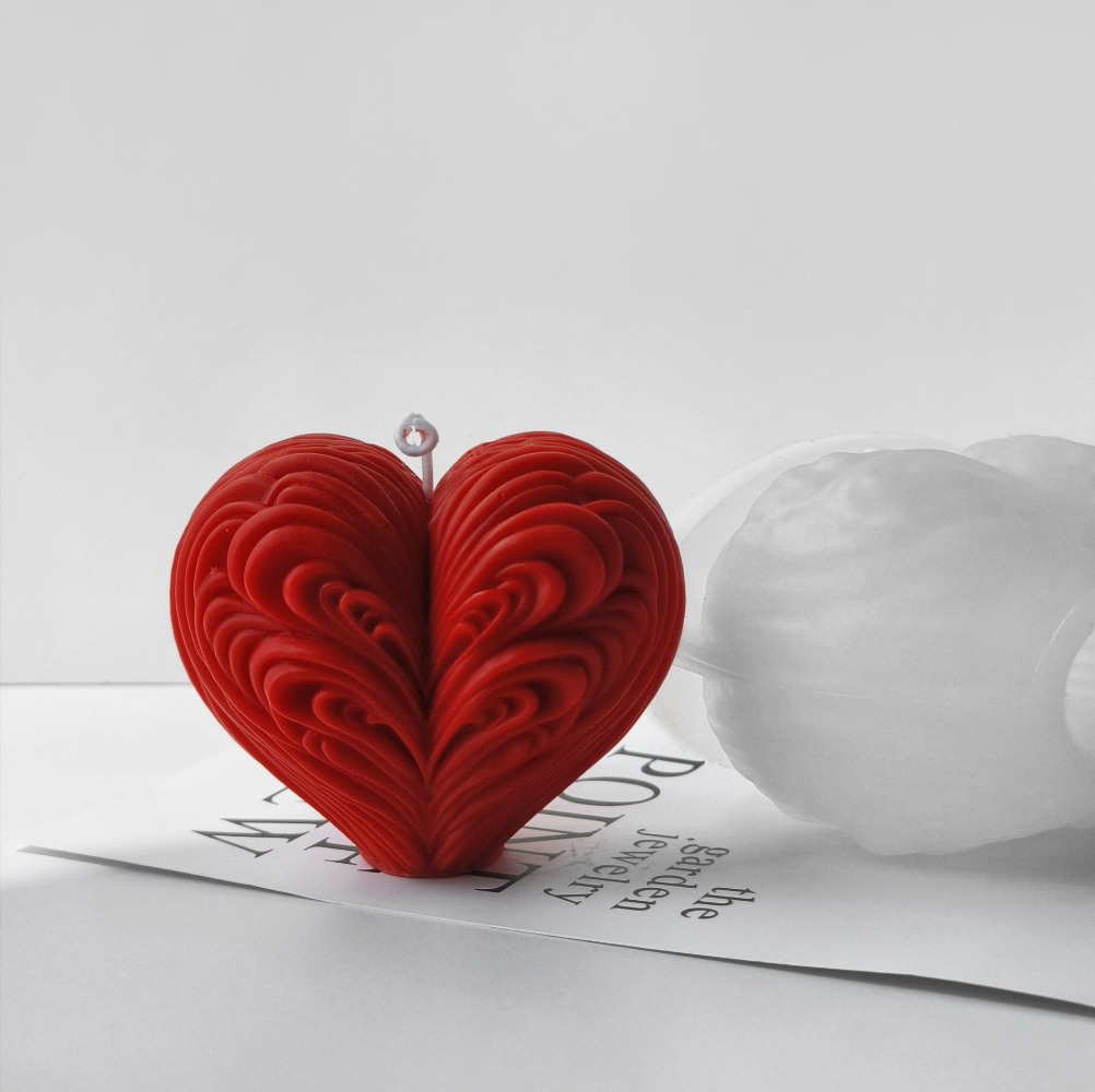 Romantic Heart Silicone Candle - Resin Ocean Wave Mold recensione e prezzo