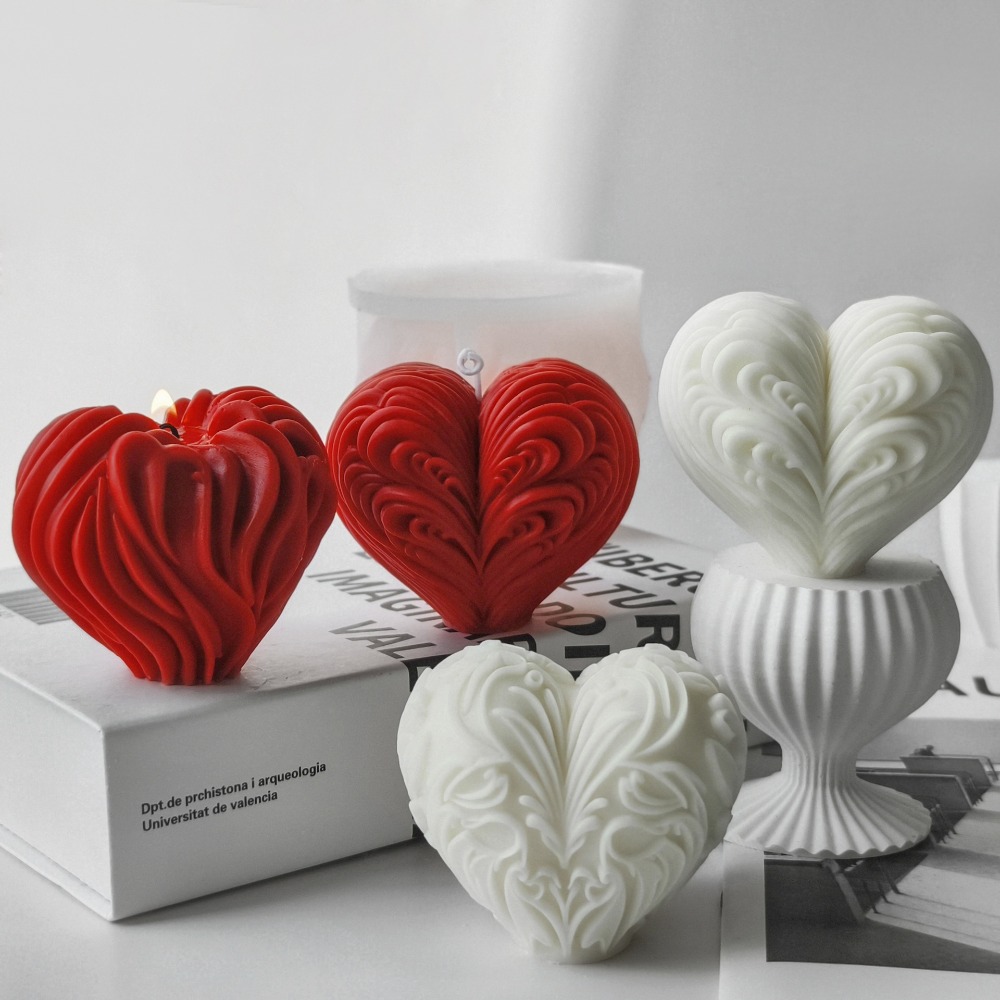 Romantic Heart Silicone Candle - Resin Ocean Wave Mold recensione e prezzo