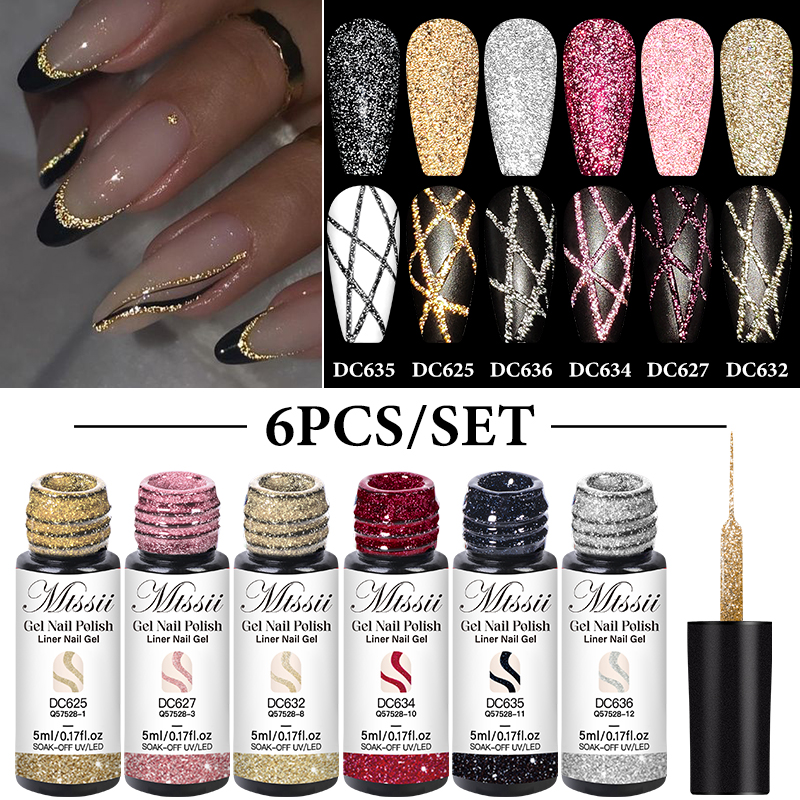 2/4/6pcs Reflective Glitter Li - Resin Glitter Pack recensione e prezzo