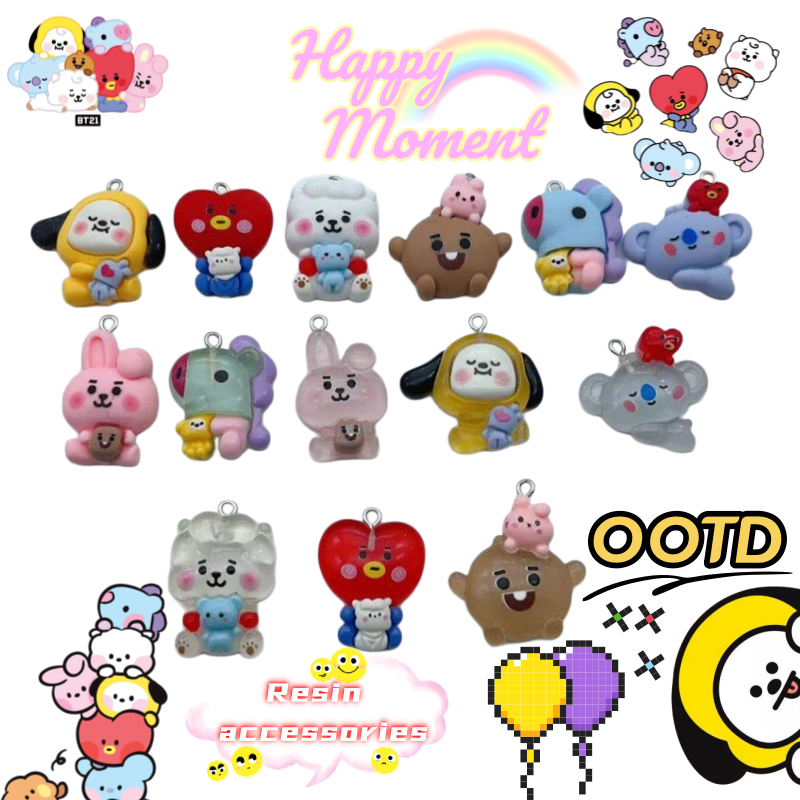 BT21 mang chimmy shooky koya a - Resin Craft Kit recensione e prezzo
