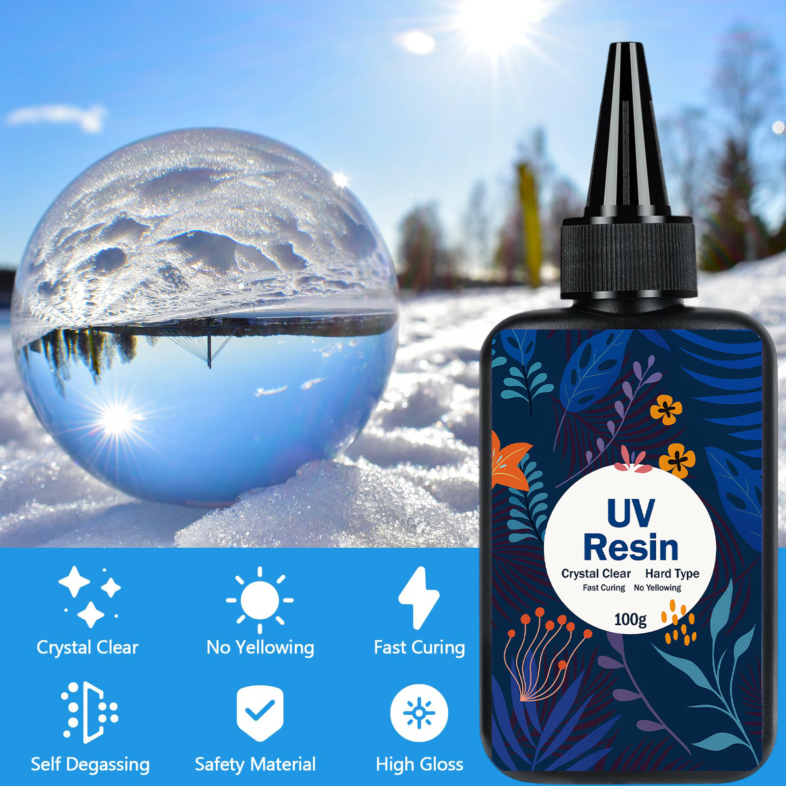 UV resin transparent cured epo - Epoxy Uv Resin Kit recensione e prezzo
