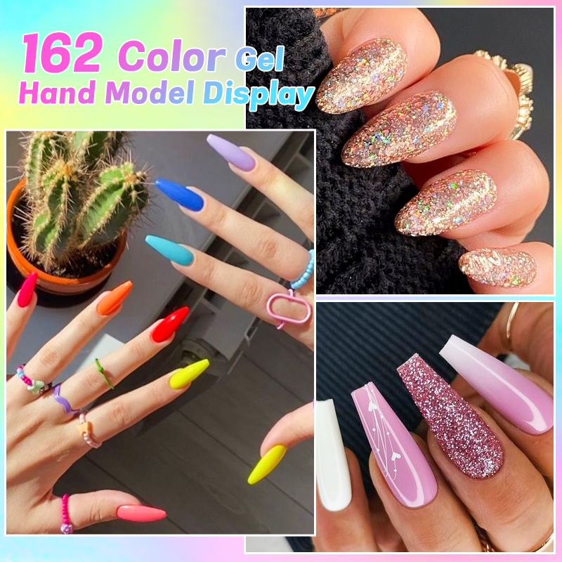 6Pcs/Set 10ML Gel Nail Polish  - Resin Glitter Pack recensione e prezzo