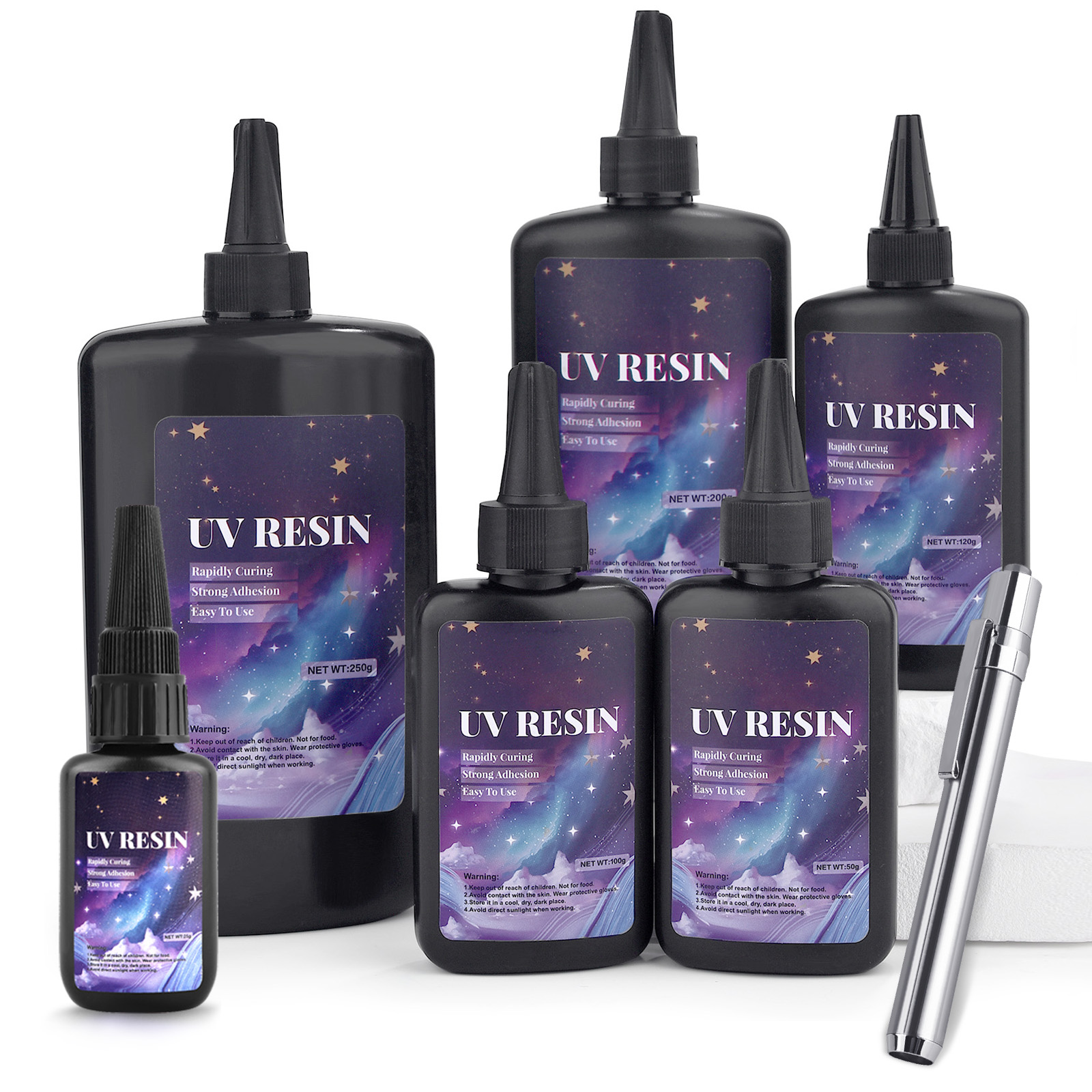 25/50/100/120/200/250g UV Fix  - Epoxy Uv Resin Kit recensione e prezzo