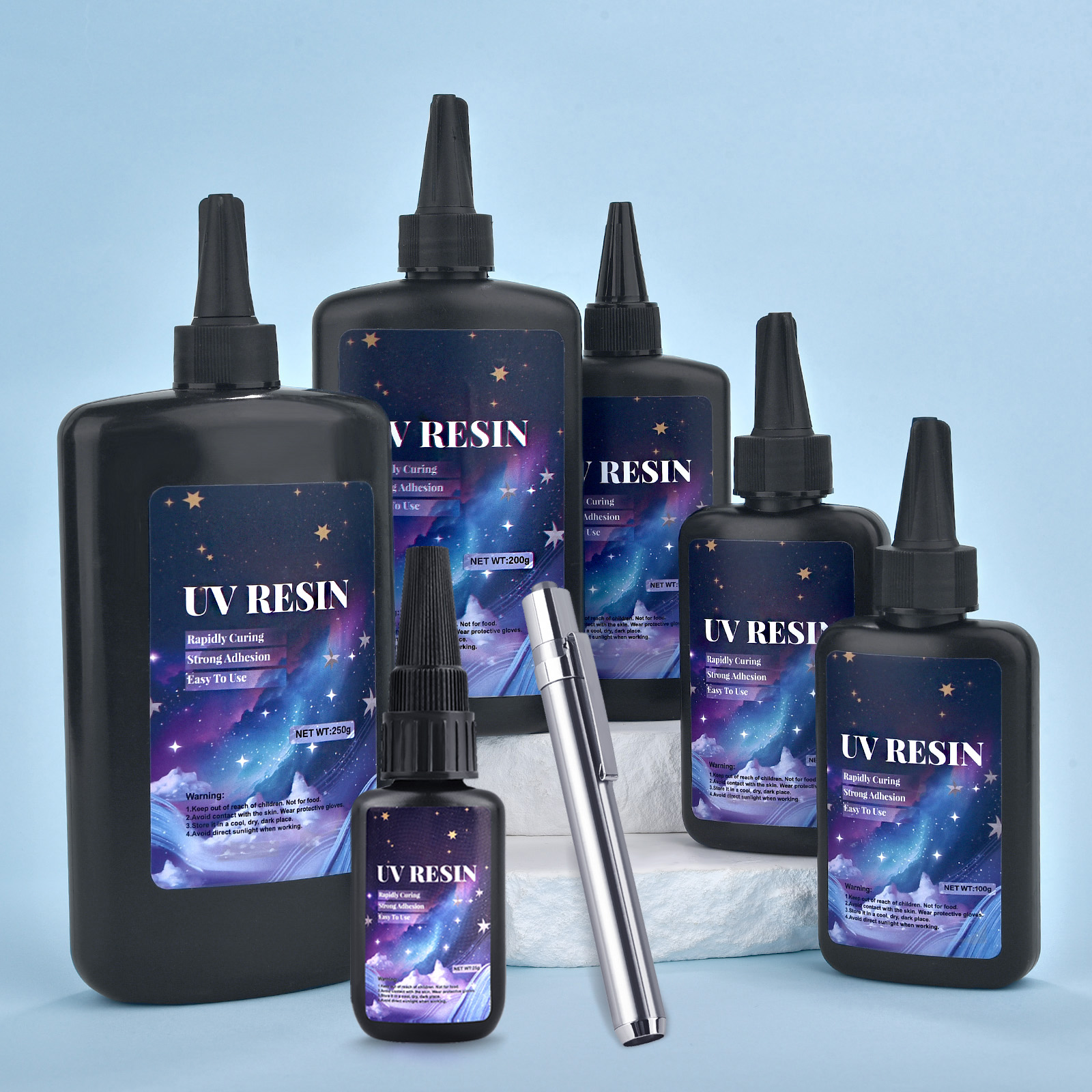 25/50/100/120/200/250g UV Fix  - Epoxy Uv Resin Kit recensione e prezzo