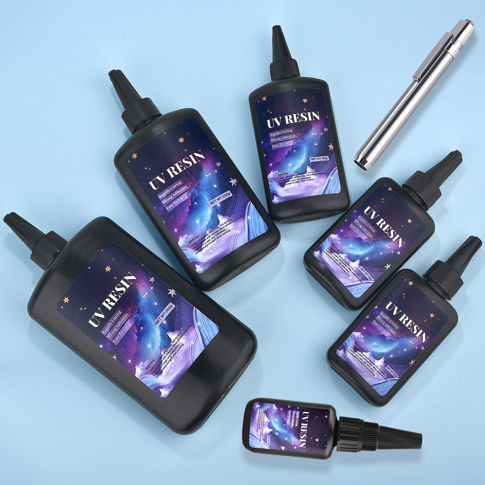 25/50/100/120/200/250g UV Fix  - Epoxy Uv Resin Kit recensione e prezzo