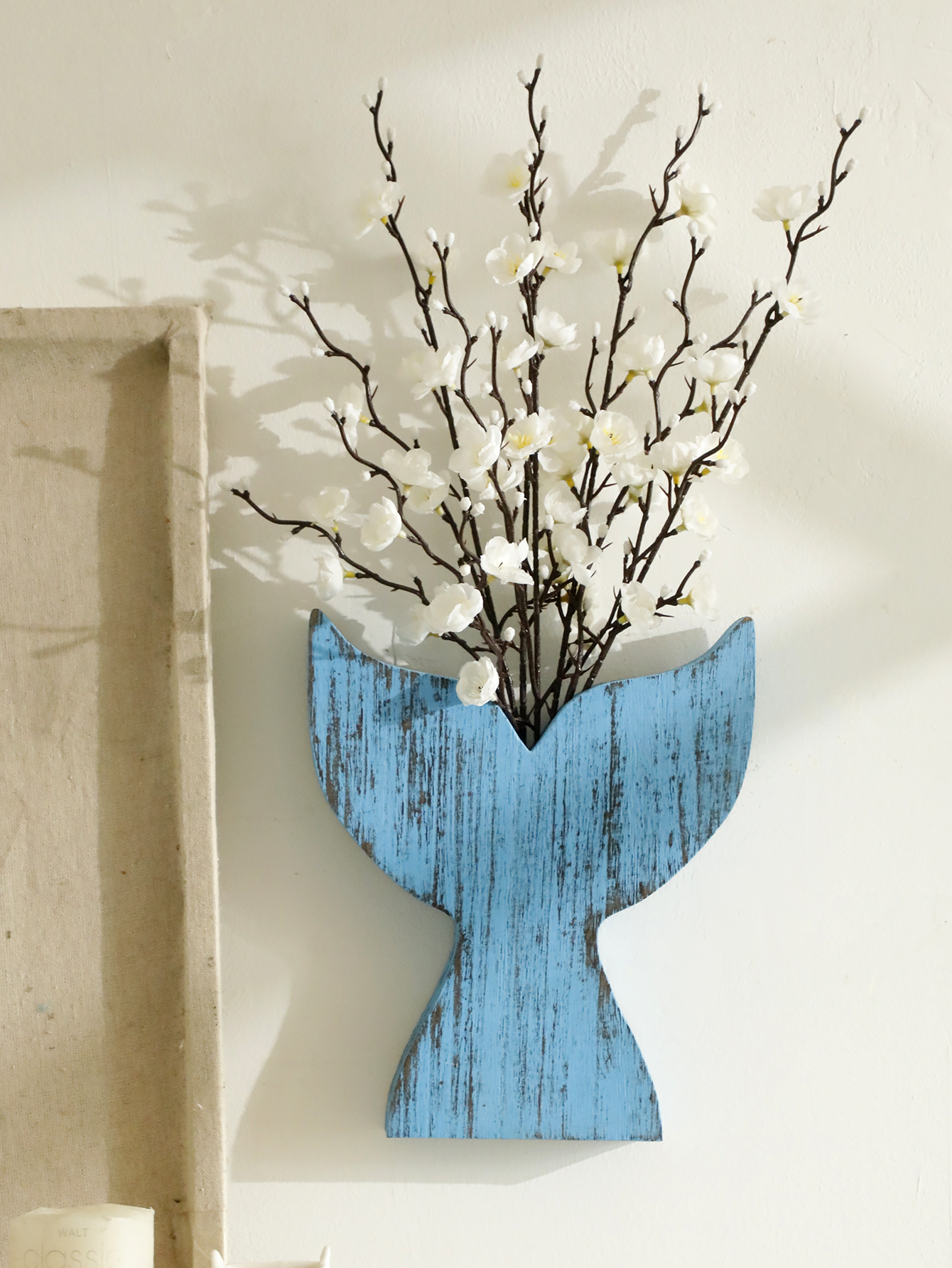 Nautical Wooden Vase Whale Tai - Dried Flower Bulk recensione e prezzo