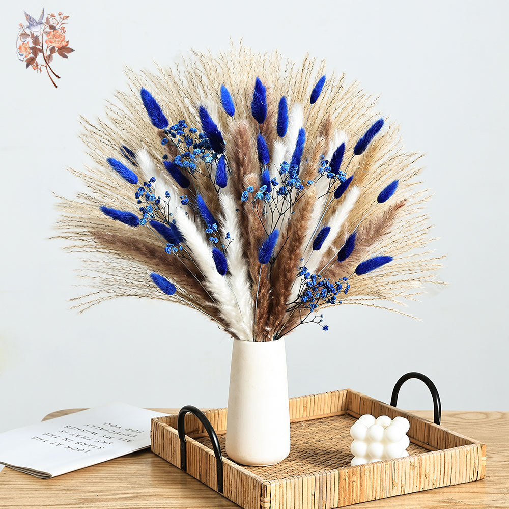 70 Stem Blue Fluffly Rabbit Ta - Dried Flower Bulk recensione e prezzo