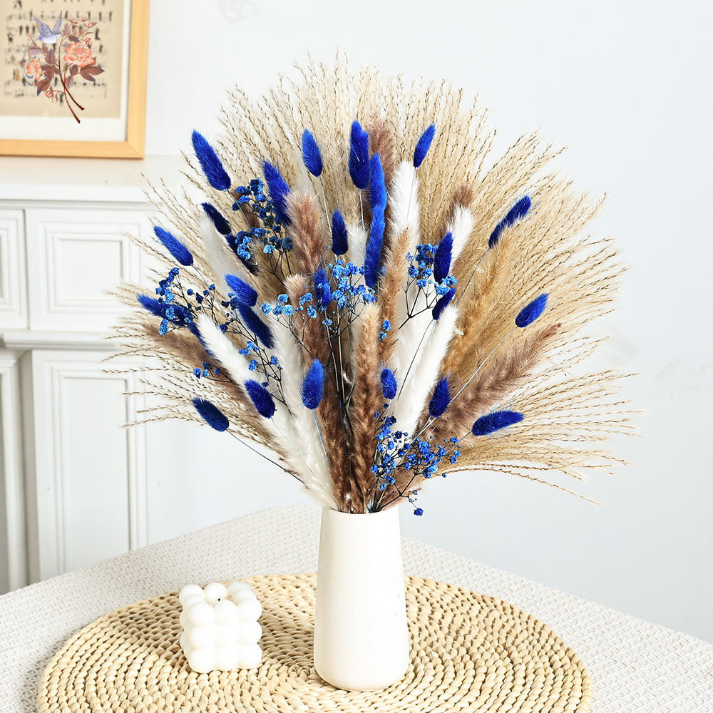 70 Stem Blue Fluffly Rabbit Ta - Dried Flower Bulk recensione e prezzo