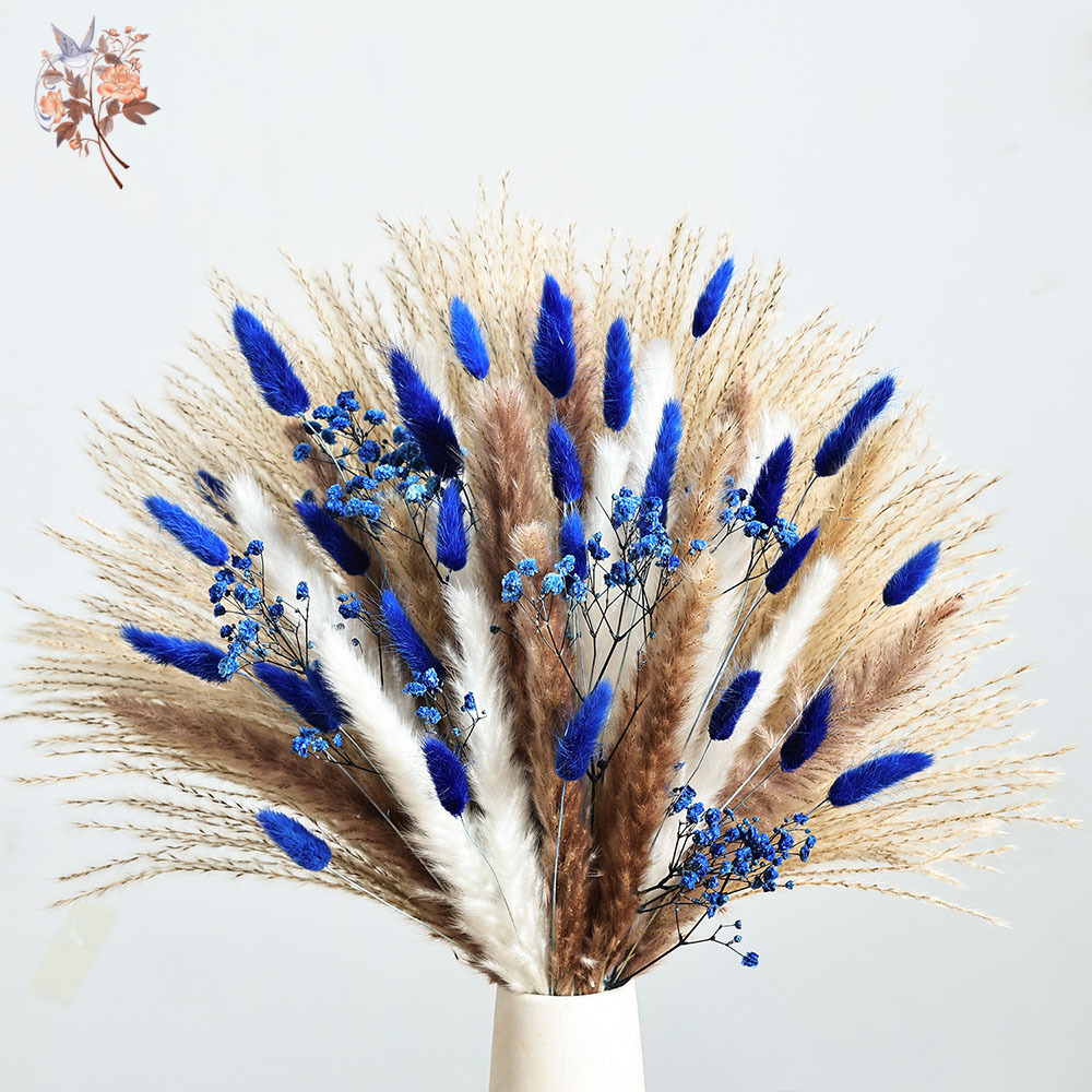 70 Stem Blue Fluffly Rabbit Ta - Dried Flower Bulk recensione e prezzo