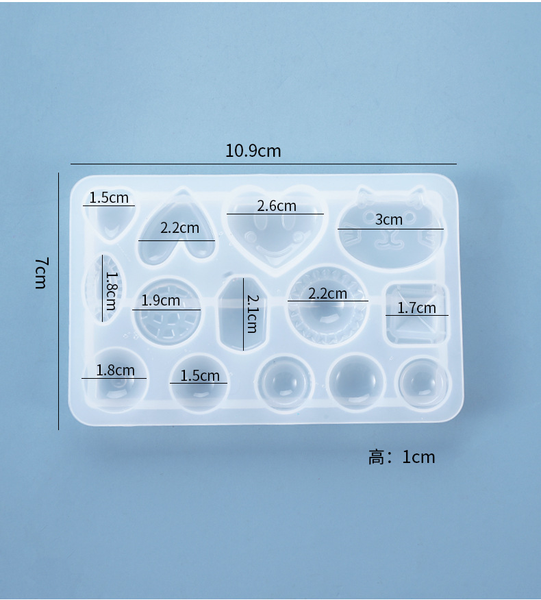 Irregular Geometric Love Heart - Flower Preservation Resin recensione e prezzo