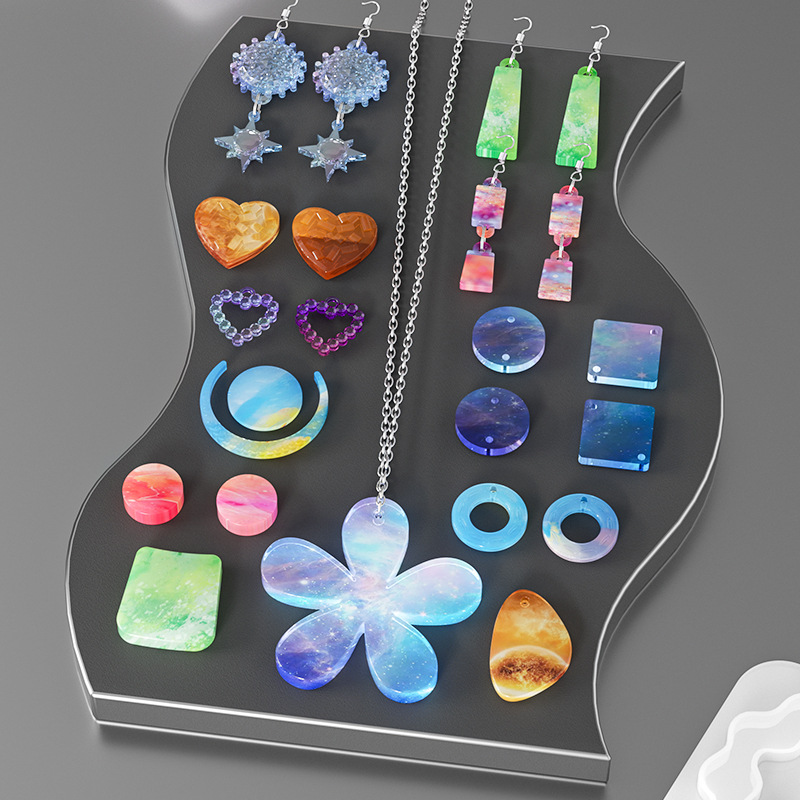 Irregular Geometric Love Heart - Flower Preservation Resin recensione e prezzo