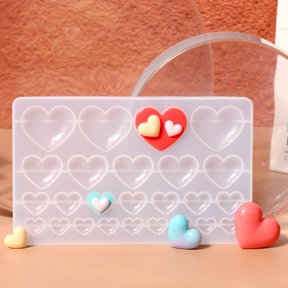 Love Heart Silicone Mold Jewel - Flower Preservation Resin recensione e prezzo
