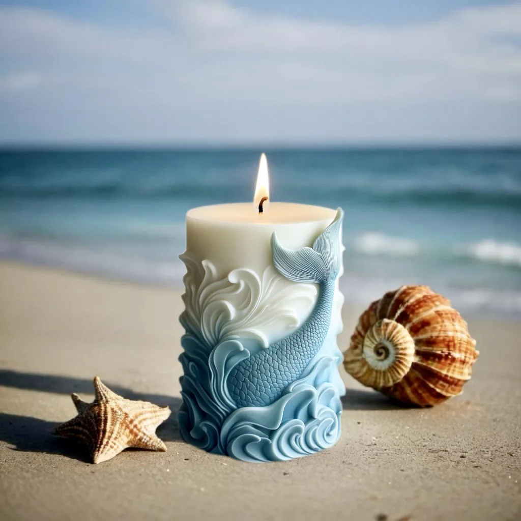 2024 ocean wave foam cylindric - Resin Ocean Wave Mold recensione e prezzo
