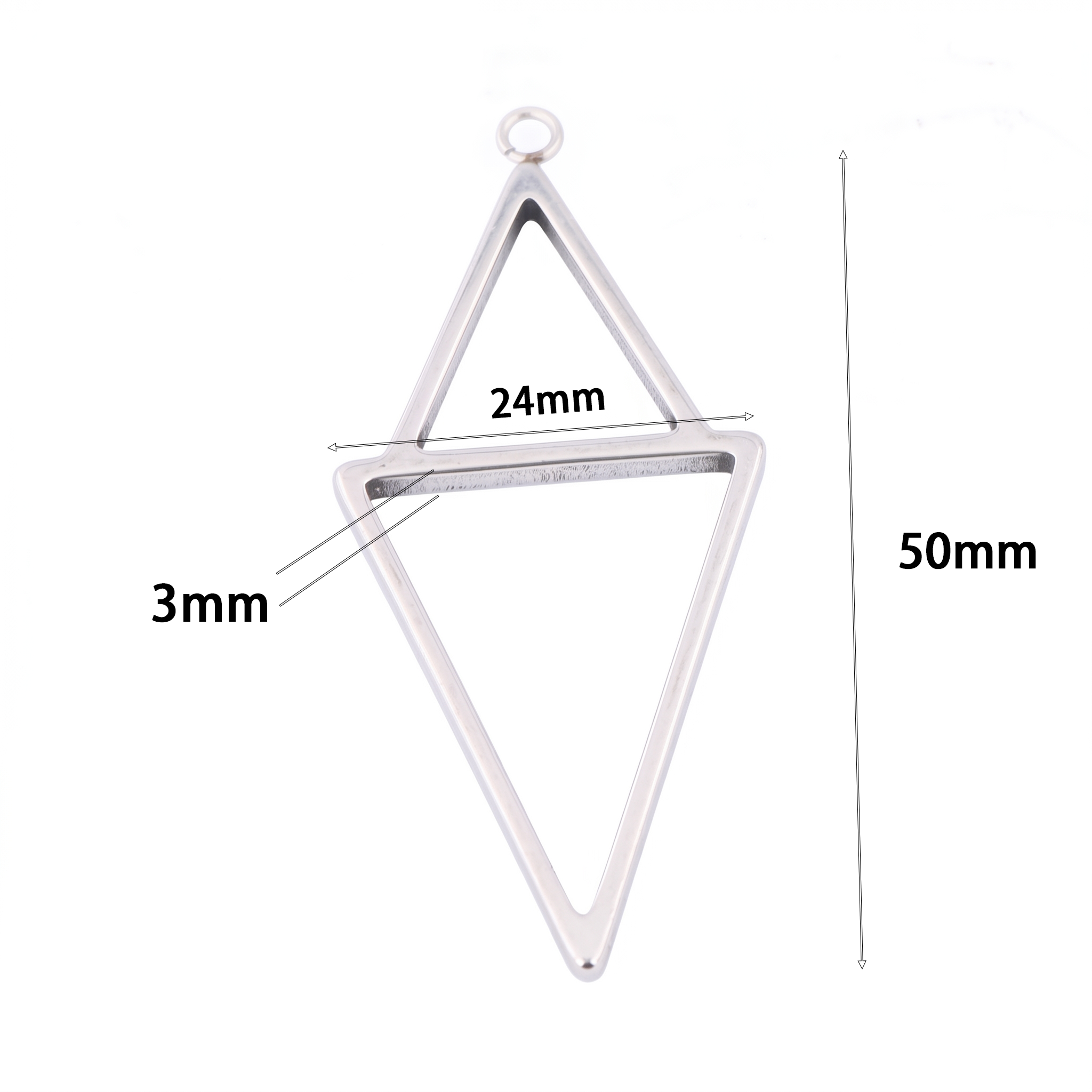 10pcs Square Triangle 3mm Thic - Resin Craft Projects recensione e prezzo