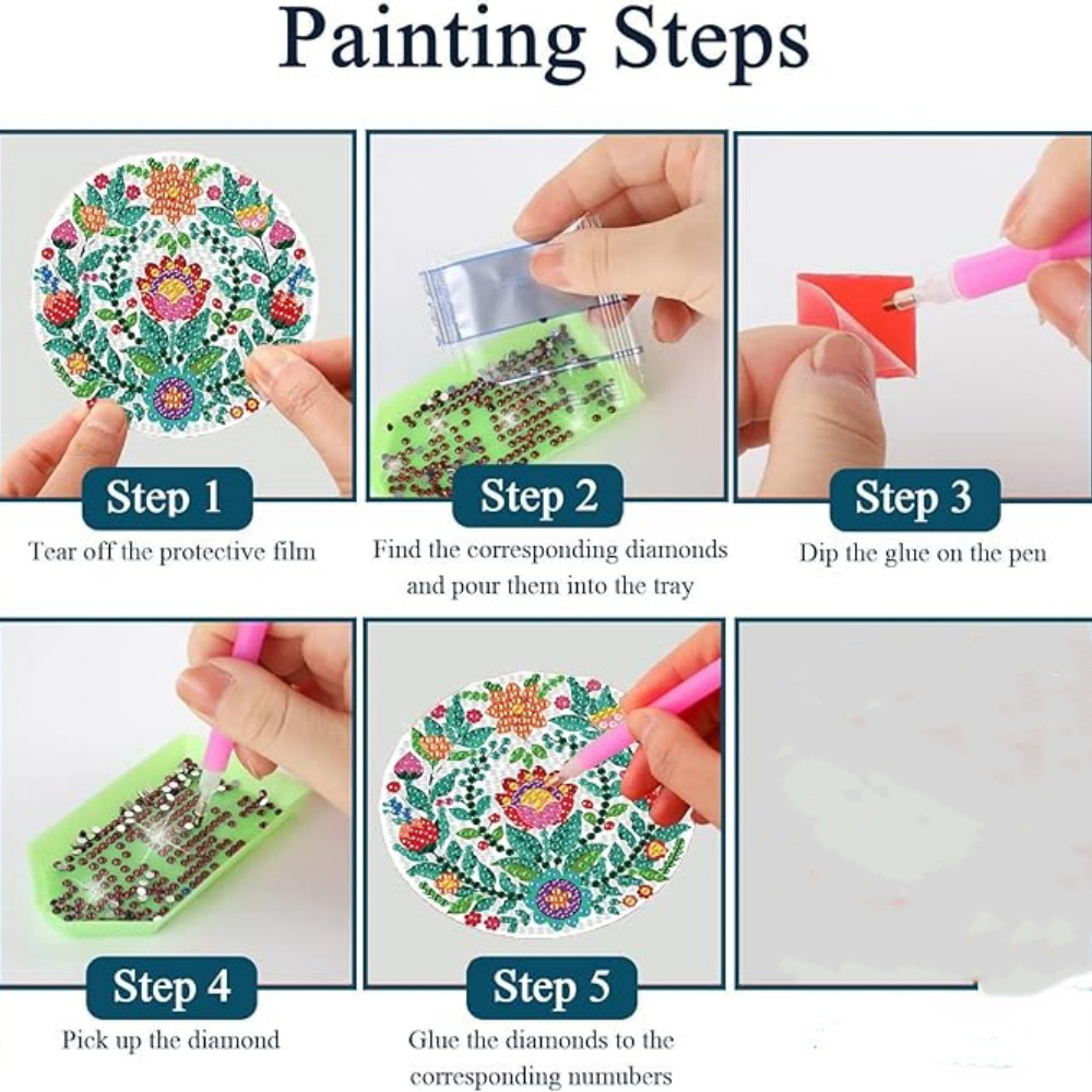 8-piece set/Diamond painting c - Resin Craft Kit recensione e prezzo