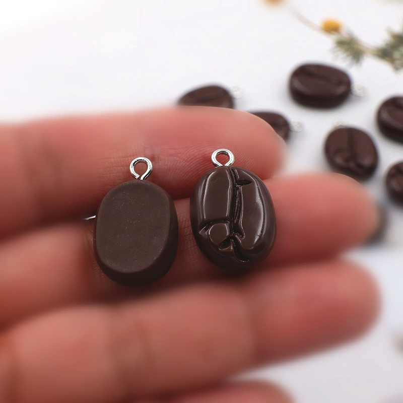 10pcs Coffee Beans Resin Penda - Resin Craft Projects recensione e prezzo