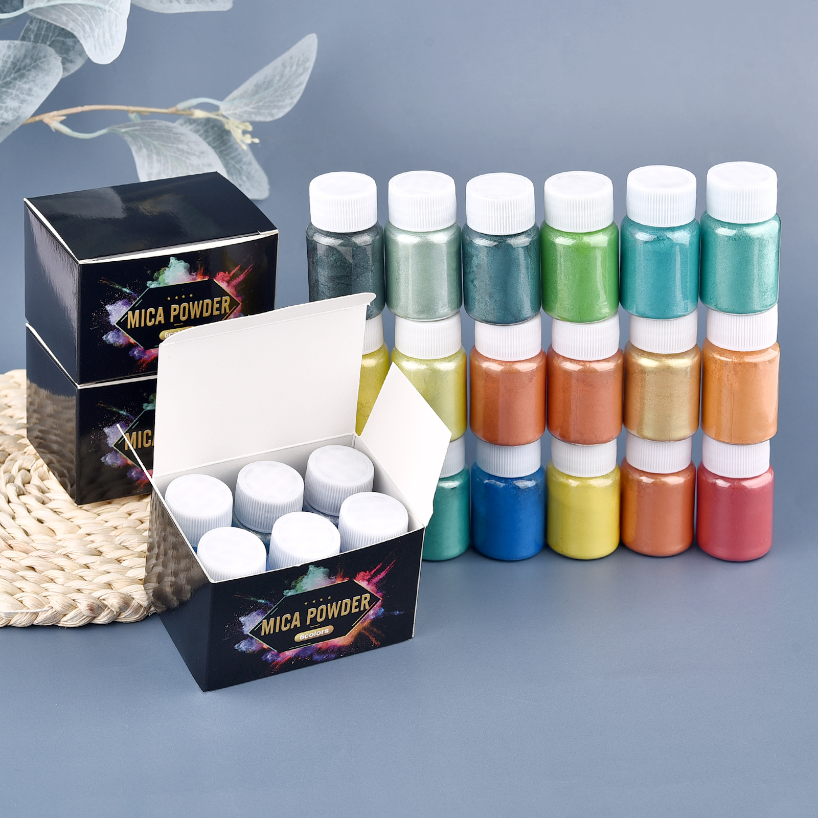 6 Colors/Set Pearl Powder Pigm - Resin Glitter Pack recensione e prezzo