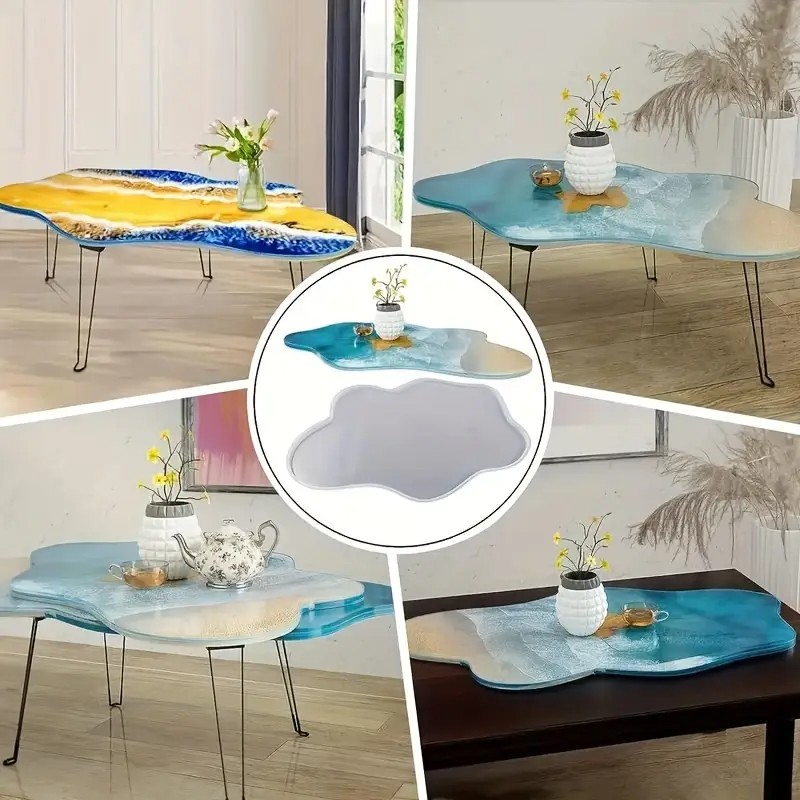 Large 61cm Irregular tray epox - Resin Ocean Wave Mold recensione e prezzo