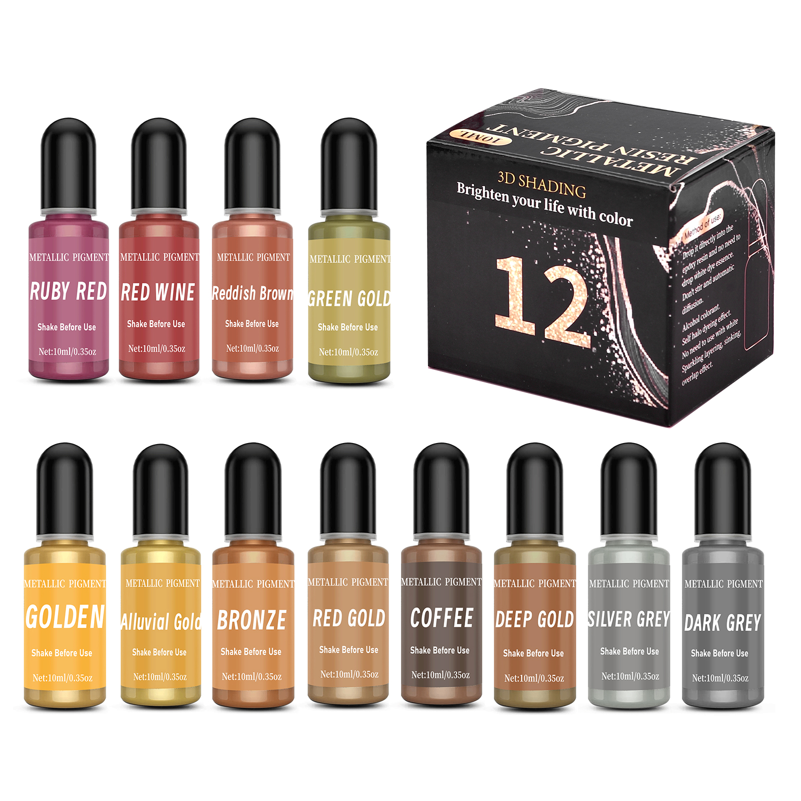 1set Art Ink Alcohol Epoxy Res - Resin Dye Alcohol recensione e prezzo