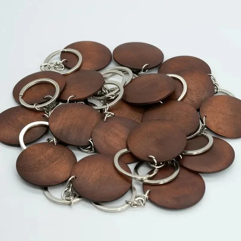10Pcs Wooden Keychains Vintage - Wood Ring Blank recensione e prezzo