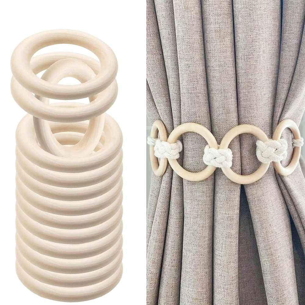 20PCS Wooden Rings for Craft 5 - Wood Ring Blank recensione e prezzo