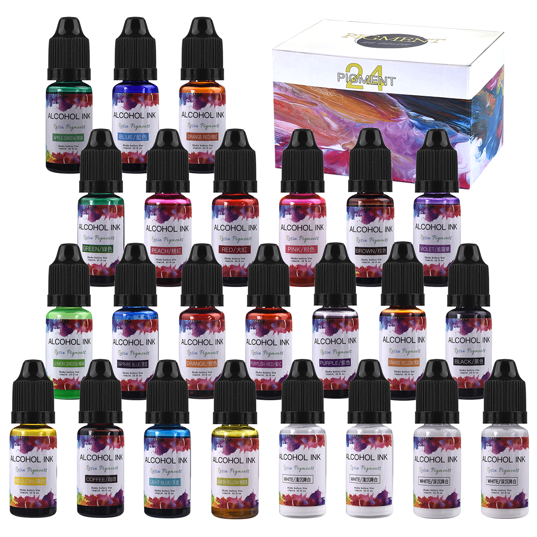 10ML Art Ink Alcohol Resin Pig - Resin Dye Alcohol recensione e prezzo
