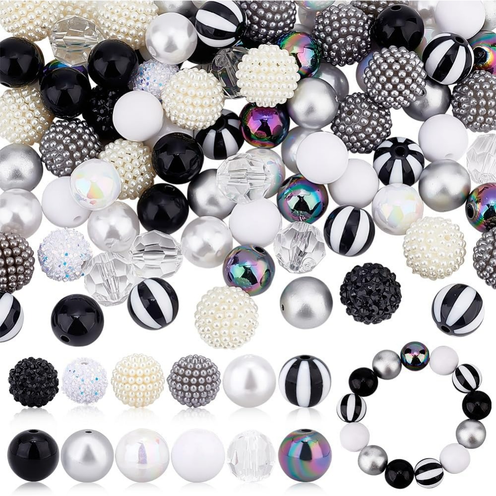 106pcs Chunky Beads 12 Styles  - Resin Crafts recensione e prezzo