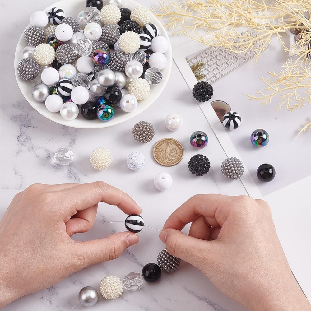106pcs Chunky Beads 12 Styles  - Resin Crafts recensione e prezzo