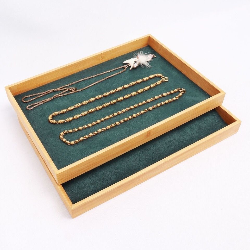 Dark Green Velvet Bamboo Jewel - Wood Ring Blank recensione e prezzo