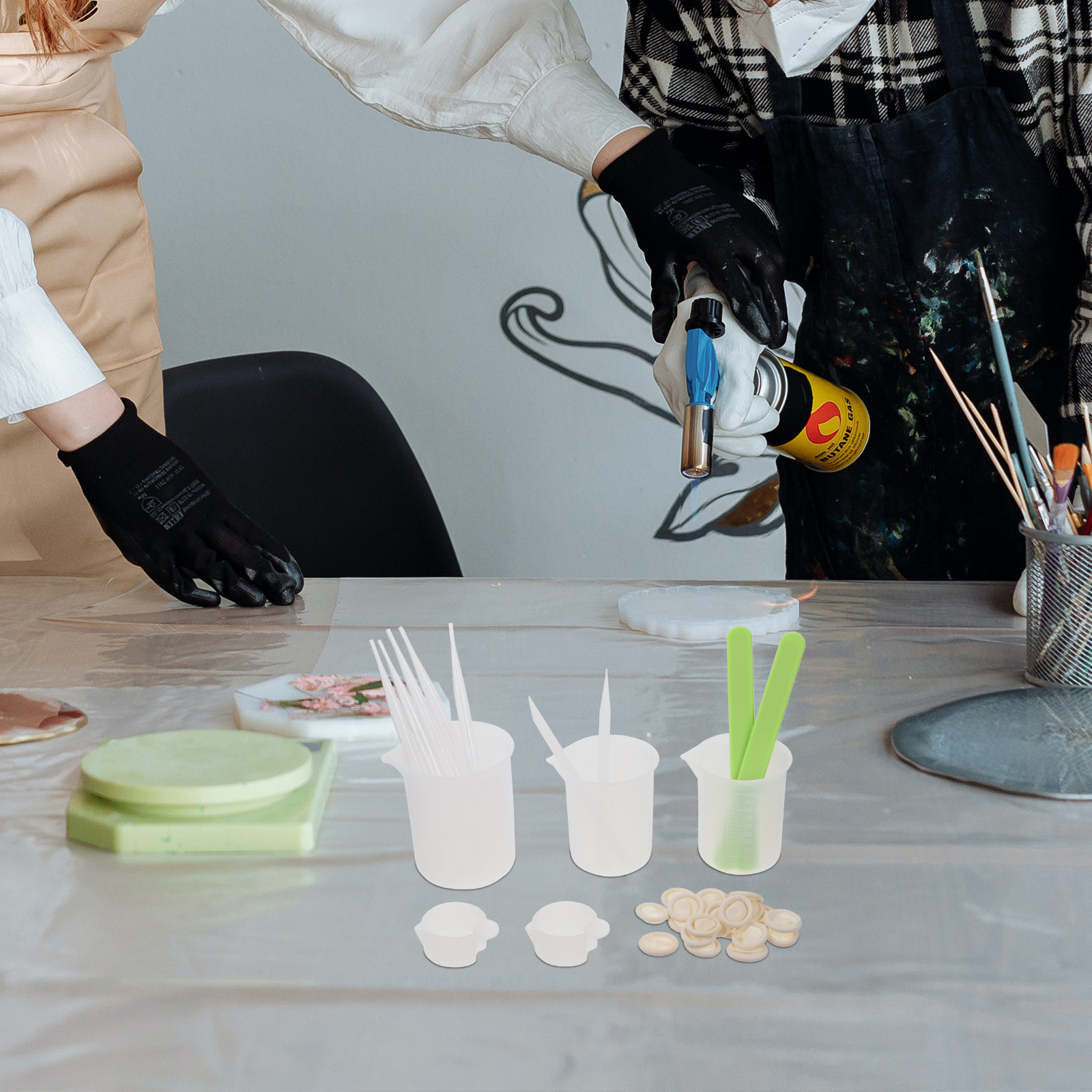1Set Premium Reusable Silicone - Mixing Cup Silicone recensione e prezzo