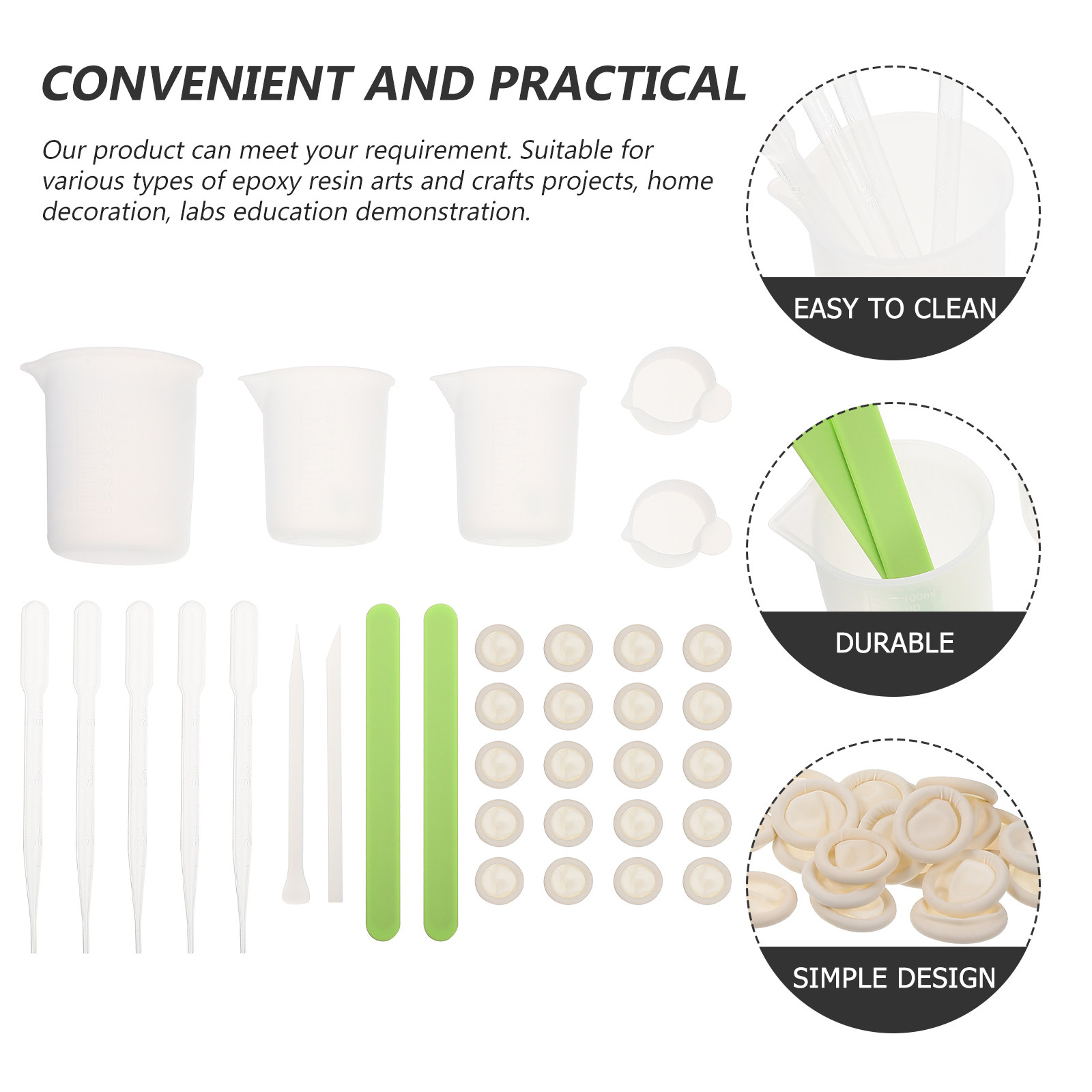 1Set Premium Reusable Silicone - Mixing Cup Silicone recensione e prezzo