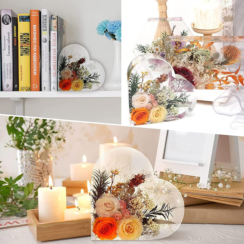 Large Heart Epoxy Resin Mold F - Flower Preservation Resin recensione e prezzo